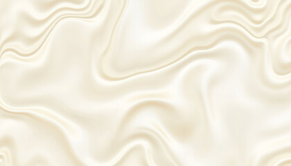 Obraz premium Subtle ripple patterns on a pearlescent off-white surface, elegance