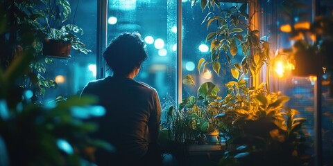 NightTime Window Gaze