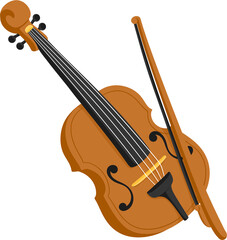 Fototapeta premium illustration violin