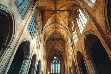 Naklejka premium Tall Cathedral High Ceiling
