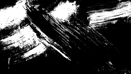 Abstract Grunge Brush Stroke Texture with Distressed Ink Pattern