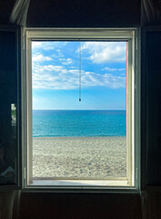 window and sea
