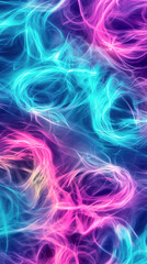 Fototapeta premium Abstract pink and blue swirls creating a colorful background