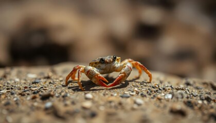 crab on a rock