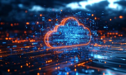 Obraz premium Edge Computing concept highlighted on a motherboard, illustrating advanced data processing technology at the networks periphery for speed