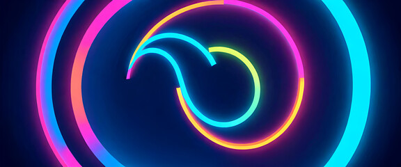 illustrazione sfondo con elementi astratti e motivi geometrici a tema surreale