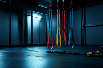 3d render of a modern gym