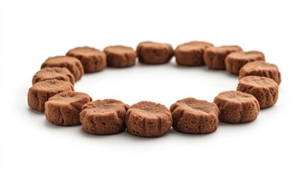 Fototapeta premium Cookies on white surface