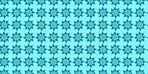 Print Blue green color Elegant Trendy Geometric floral seamless patterns background graphic ornaments Vector tile pattern, Lisbon Arabic Floral Mosaic, floral pattern for wallpaper, fabric, textile.