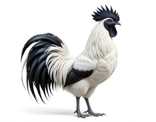 Fototapeta premium Fluffy Elegance: Silkie Chicken