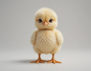 Obraz premium Fluffy Elegance: Silkie Chicken