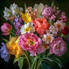 Obraz premium Vibrant Floral Bouquet