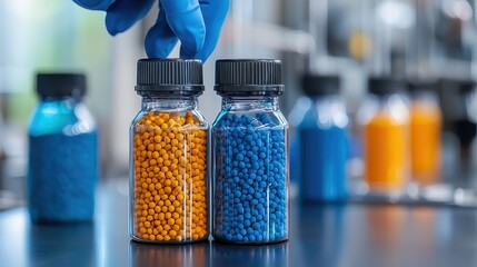 Production of Colorful Polymer Pellets in a Modern Petrochemical Plant Laboratory Setting with Focus on Innovation and Quality Control