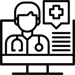 Online Doctor Icon