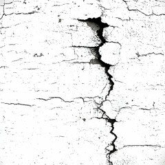 Obraz premium Cracked White Texture Background Illustration