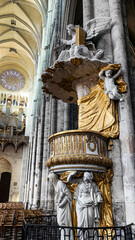 The cathedral in Amiens, France.