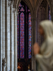 The cathedral in Amiens, France.