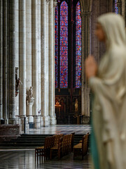 The cathedral in Amiens, France.