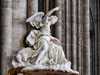 The cathedral in Amiens, France.
