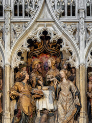 The cathedral in Amiens, France.