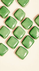 Green Square Abstract Background Illustration