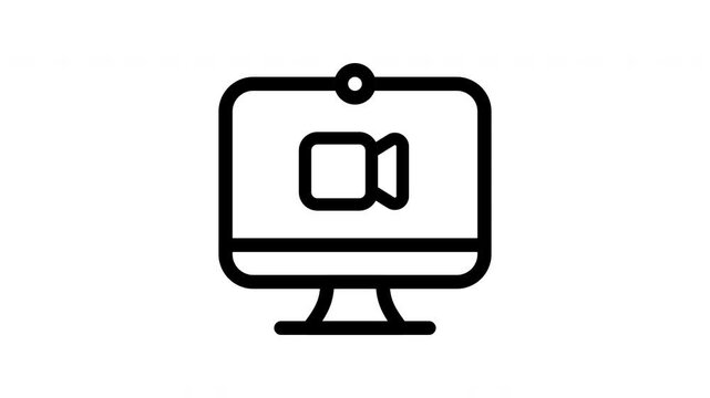 telecommuting animated icon