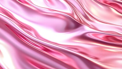 Obraz premium Abstract, flowing, pink, liquid, fabric, background, with soft, gradient hues