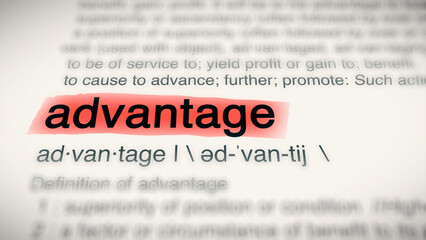 A close-up illustration of the word 