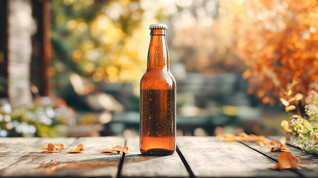 Bottle of beer poster/Oktoberfest/web/banner/poster/flyer