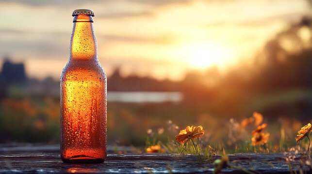 Bottle of beer poster/Oktoberfest/web/banner/poster/flyer