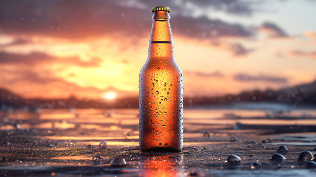 Bottle of beer poster/Oktoberfest/web/banner/poster/flyer