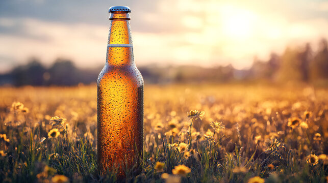 Bottle of beer poster/Oktoberfest/web/banner/poster/flyer