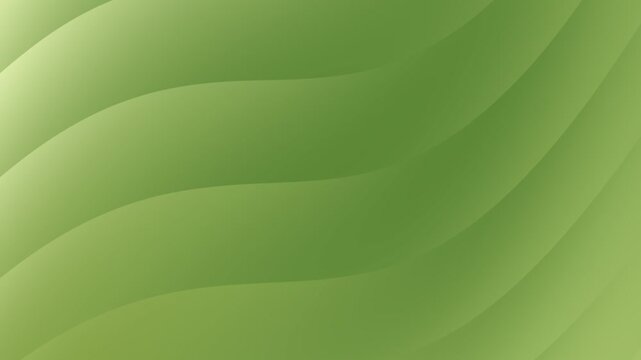 Abstract Green Wavy Background for Design Projects, A smooth, muted green background featuring subtly wavy lines.