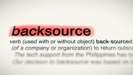 A close-up illustration of the word 