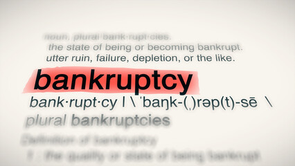 A close-up illustration of the word 