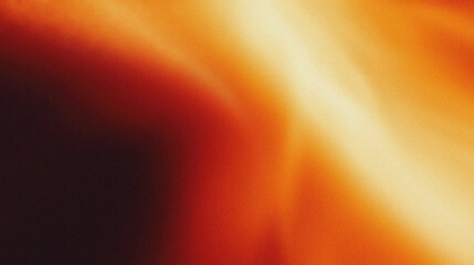 Color gradient dark grainy background, orange red gold yellow vibrant abstract on black, noise texture effect