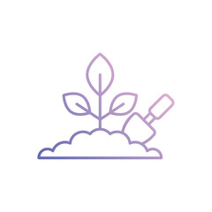 Gardening vector icon 
