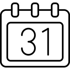 Calendar Icon Vector Element