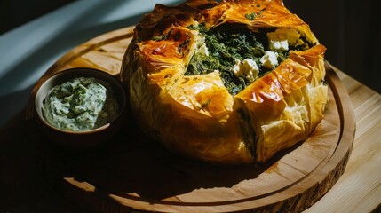 Scrumptious Spinach and Feta Phyllo Pie - A Culinary Delight