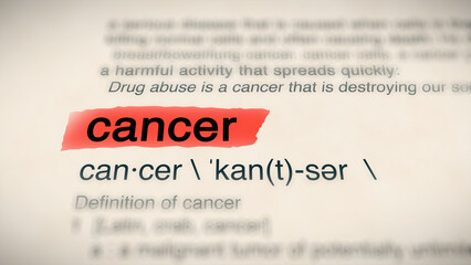 A close-up illustration of the word 