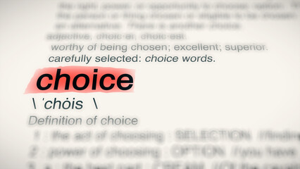 A close-up illustration of the word 