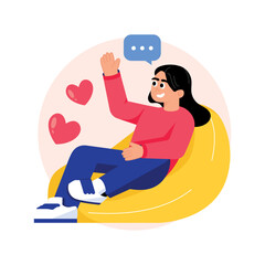 Comfort Concepts Style illustrations. EPS 10 File stock illustration