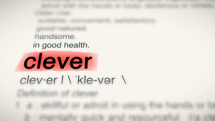 A close-up illustration of the word 