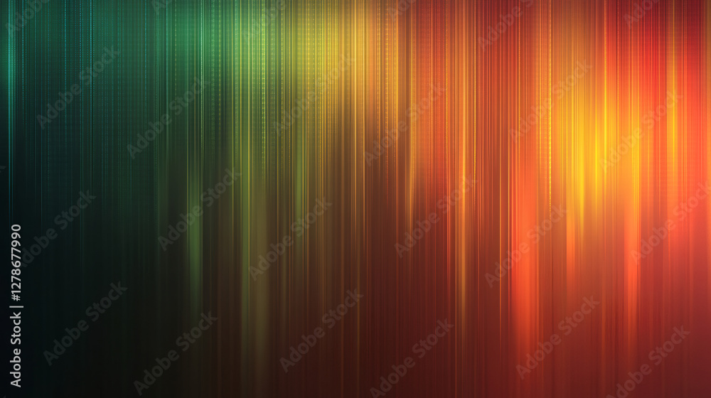 Poster Vibrant gradient background creating vertical striped pattern with subtle dotted texture, suitable for digital design and visual presentations