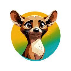 illustration of a cartoon dog