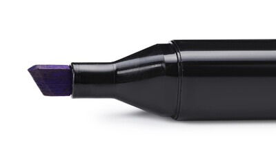 One color marker isolated on white. Art supply