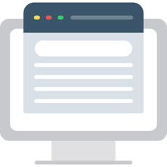 Browser Icon Vector Element