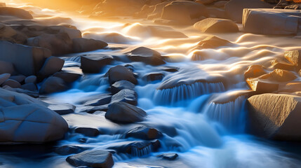 Fototapeta premium Cascading Liquid Light