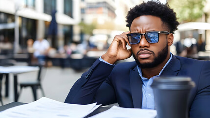 Thoughtful Businessman Photo