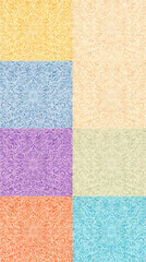Fototapeta premium Colorful Floral Illustration Seamless Pattern